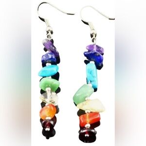 Boutique handmade cute little stones earrings